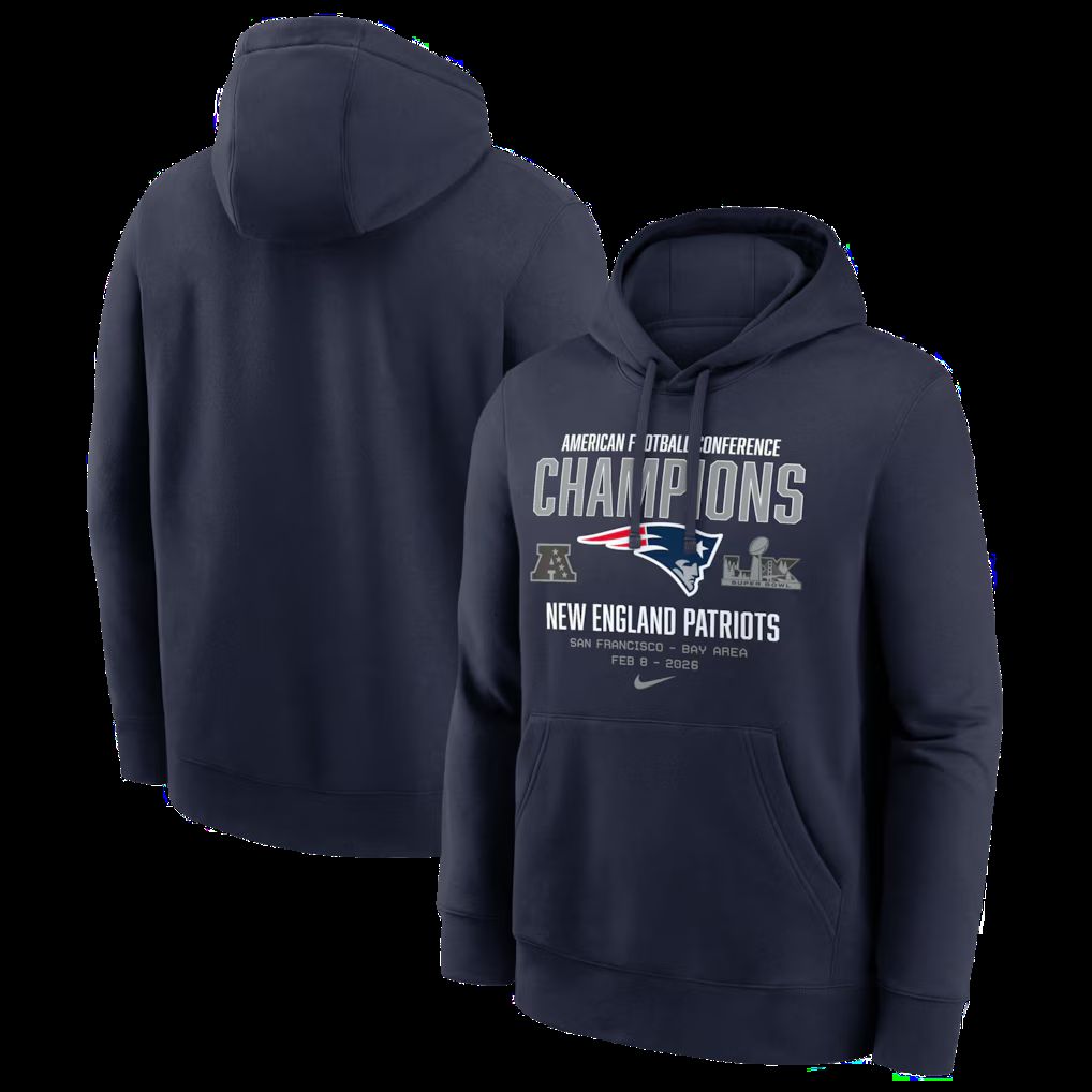 Men 2026 NFL New England Patriots hoodie blue 0019->new england patriots->NFL Jersey